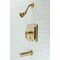Kingston Brass KB86570CML Single-Handle Tub and Shower Faucet, Brushed Brass KB86570CML - alternate 2